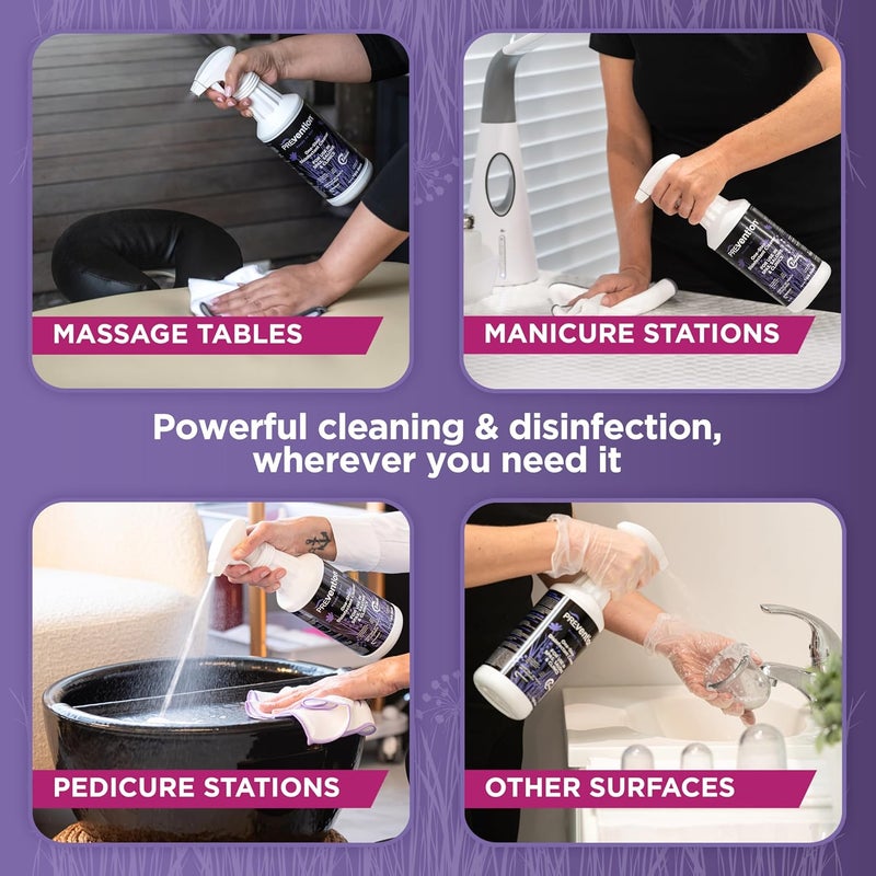 Prevention Ready-To-Use Disinfectant Cleaner – Surface Disinfecting & Cleaning Solution for Salons, Spas, Clinics – Hospital Grade, Gallon Refill – 1 Gallon (1 Pack) - Image 3